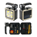 Linterna led solar con kit de herramientas